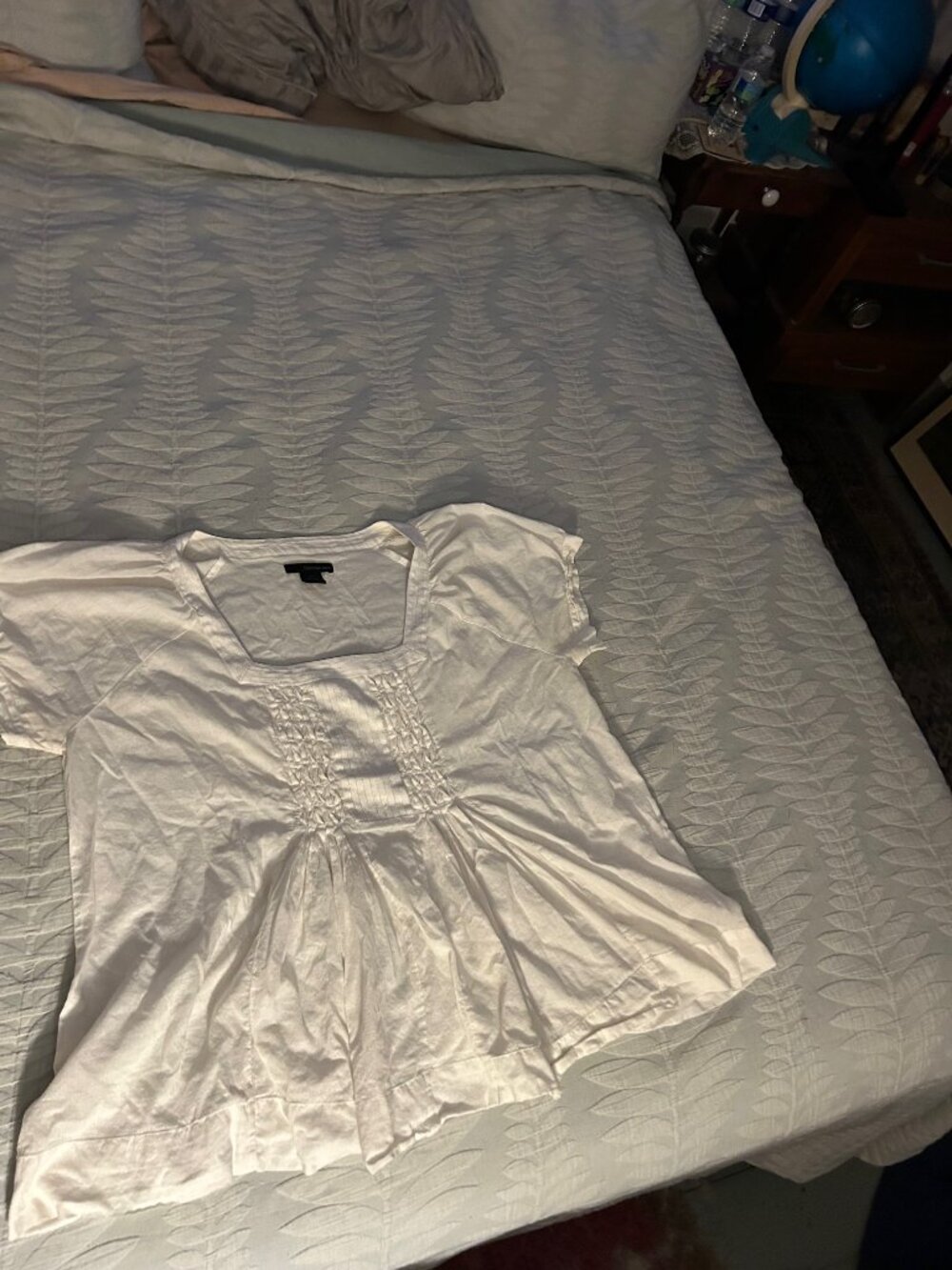 Vintage white oversized Calvin Klein Jeans blouse size 1X (runs big)